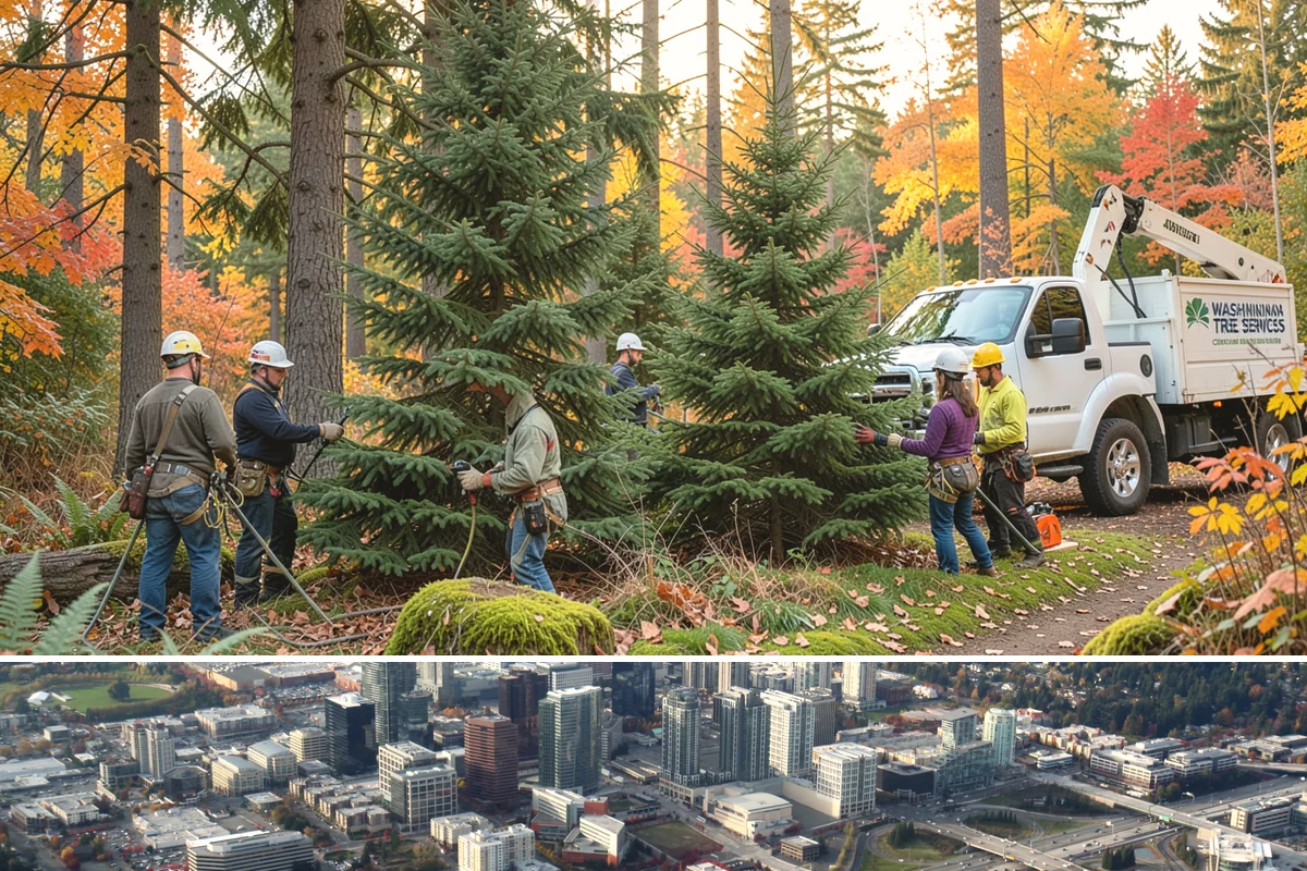 Tree health inspection in Bellevue, King County, WA - This inspection can be performed year-round in the Puget Sound climate but may require air excavation tools during wet seasons to...