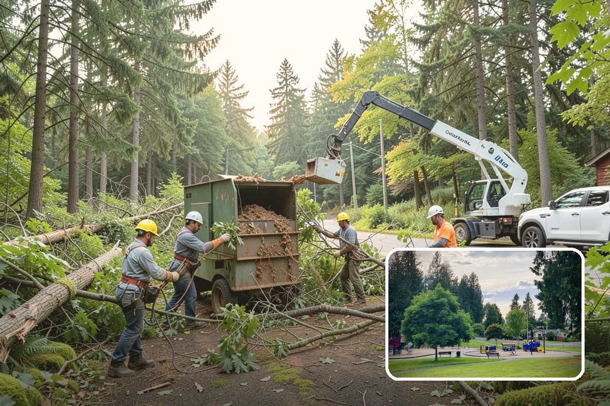 Tree health inspection in Bonney Lake, Pierce County, WA - Supports long-term tree health and stability