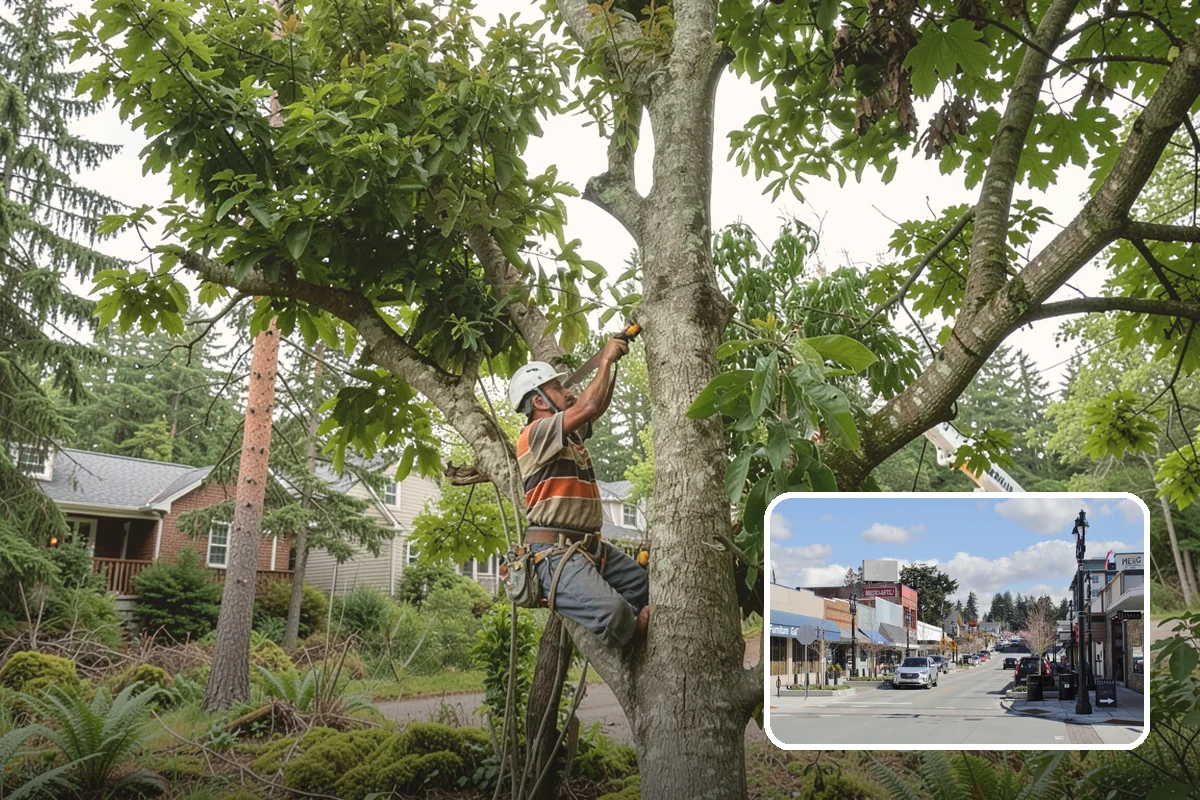 Tree health inspection in Bothell, King County, WA - Supports long-term tree health and stability