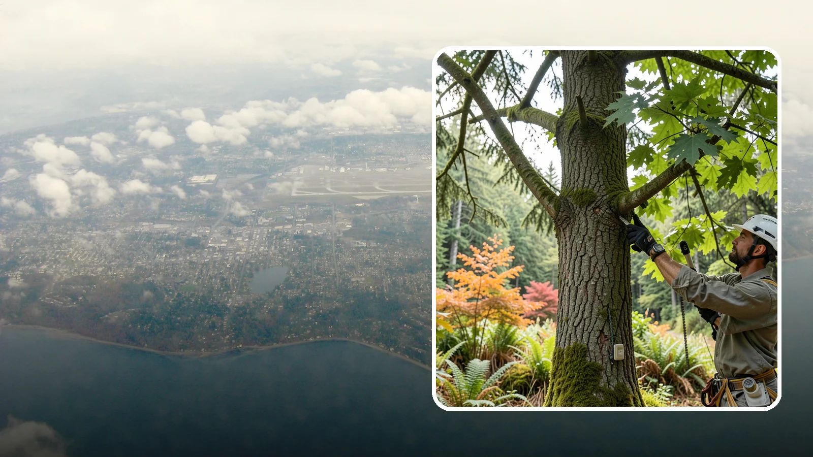 Tree health inspection in Burien, King County, WA - A professional evaluation of a tree's overall condition.