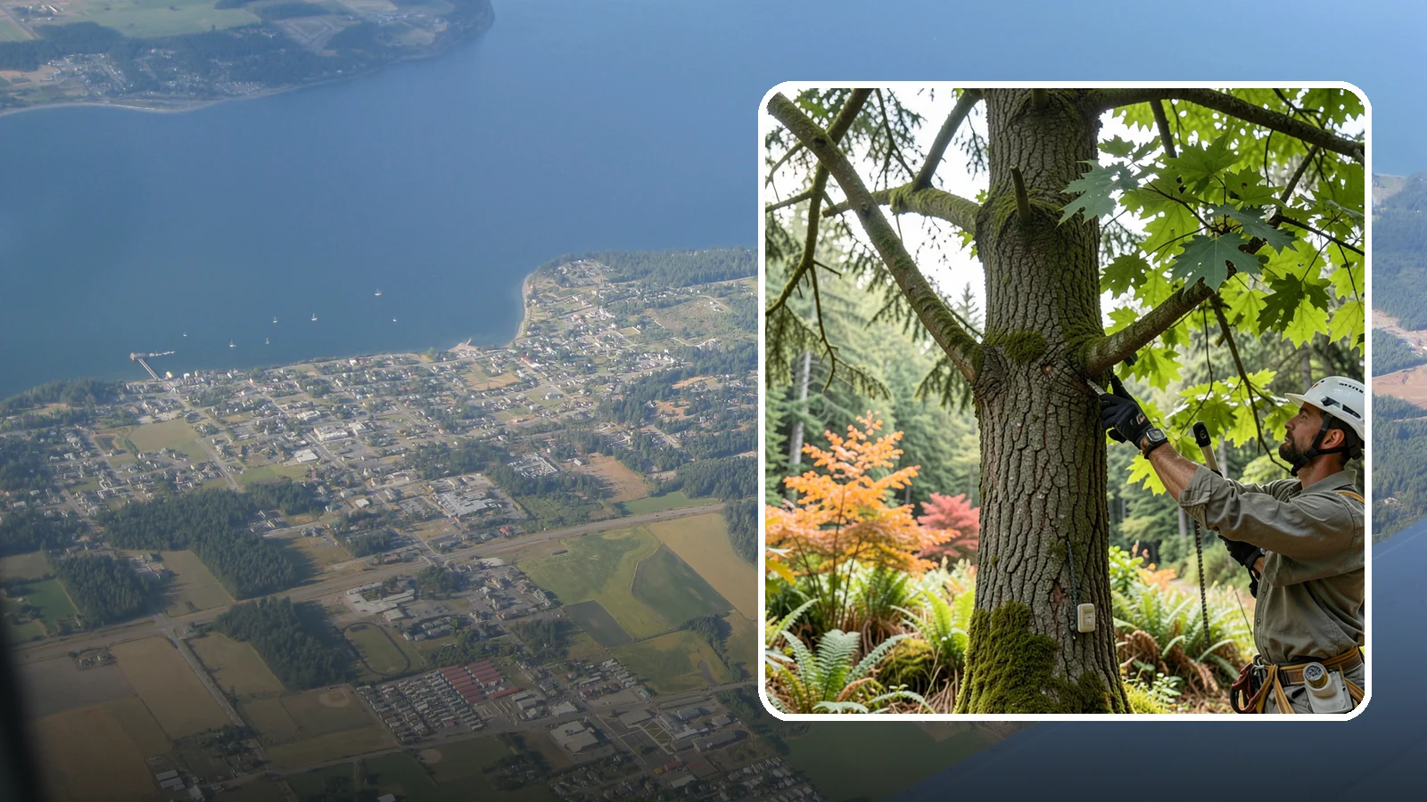 Tree health inspection in Coupeville, Island County, WA - A professional evaluation of a tree's overall condition.