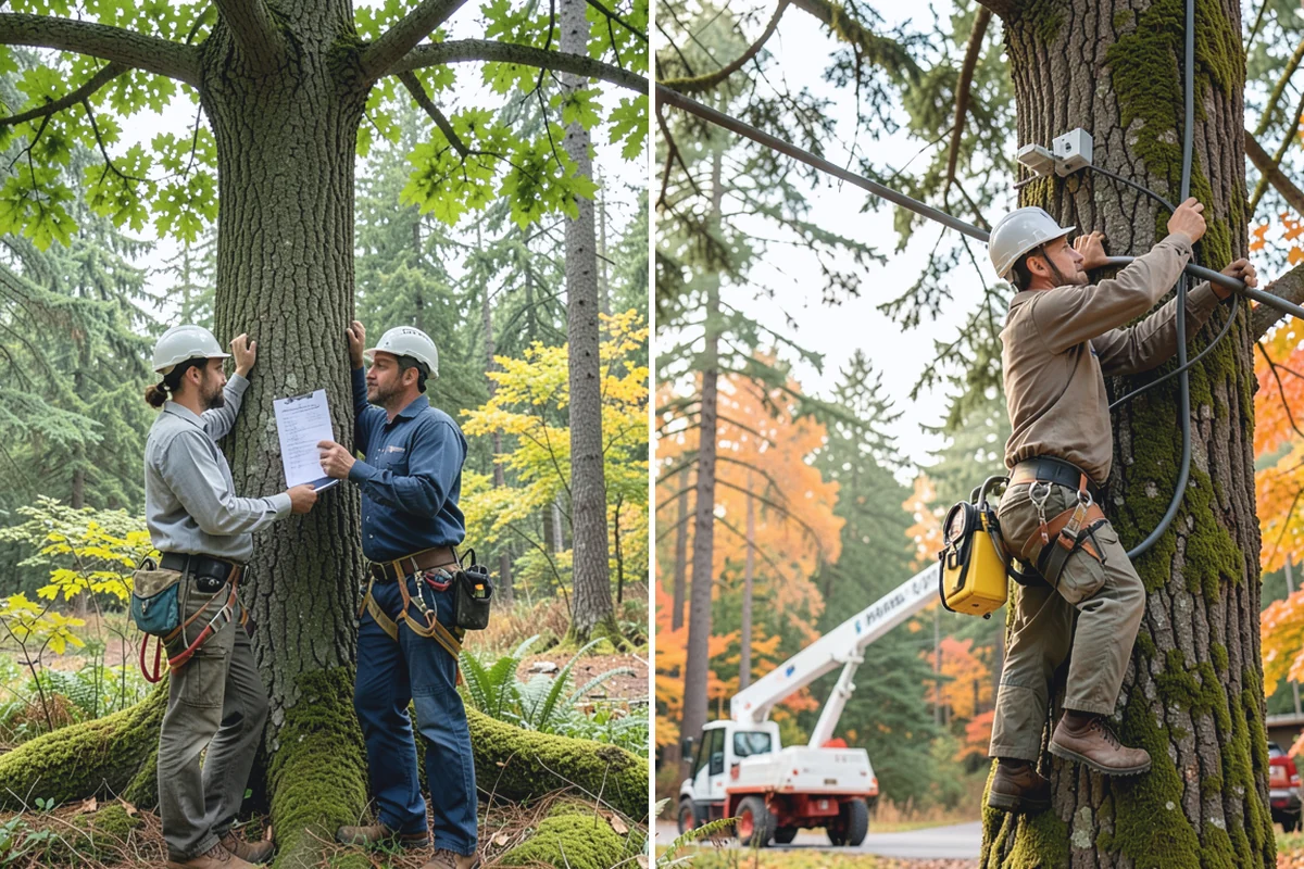 Tree health inspection in Des Moines, King County, WA - Inspect the tree and its site