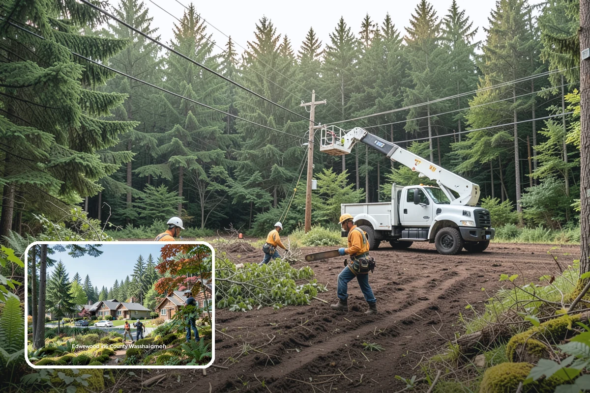 Tree health inspection in Edgewood, Pierce County, WA - Supports long-term tree health and stability