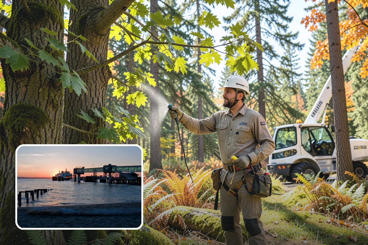 Tree health inspection in Edmonds, Snohomish County, WA - Supports long-term tree health and stability