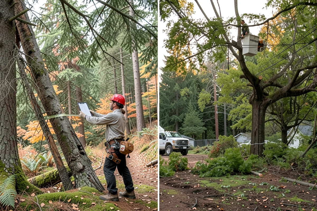 Tree health inspection in Everett, Snohomish County, WA - Inspect the tree and its site