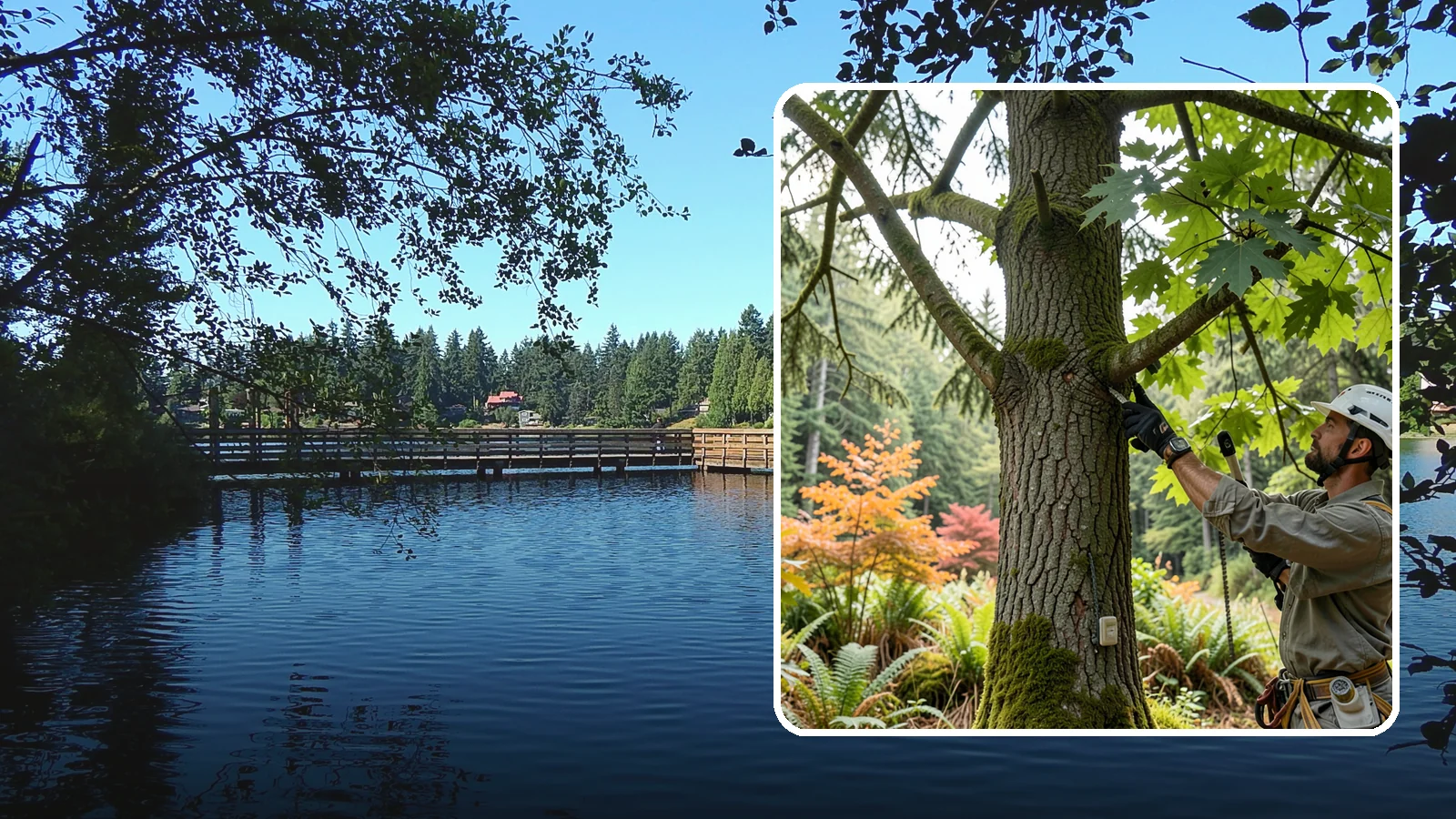 Tree health inspection in Federal Way, King County, WA - A professional evaluation of a tree's overall condition.