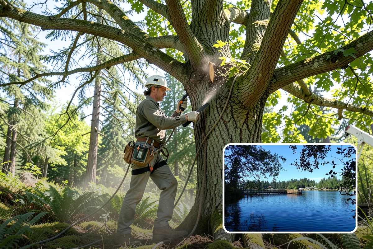 Tree health inspection in Federal Way, King County, WA - Supports long-term tree health and stability