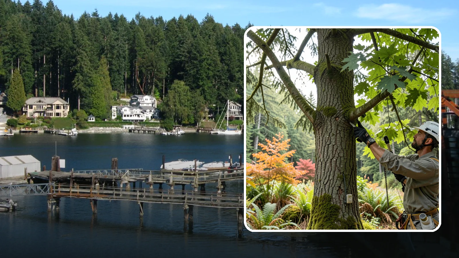 Tree health inspection in Gig Harbor, Pierce County, WA - A professional evaluation of a tree's overall condition.