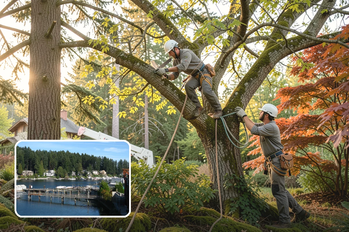 Tree health inspection in Gig Harbor, Pierce County, WA - Supports long-term tree health and stability