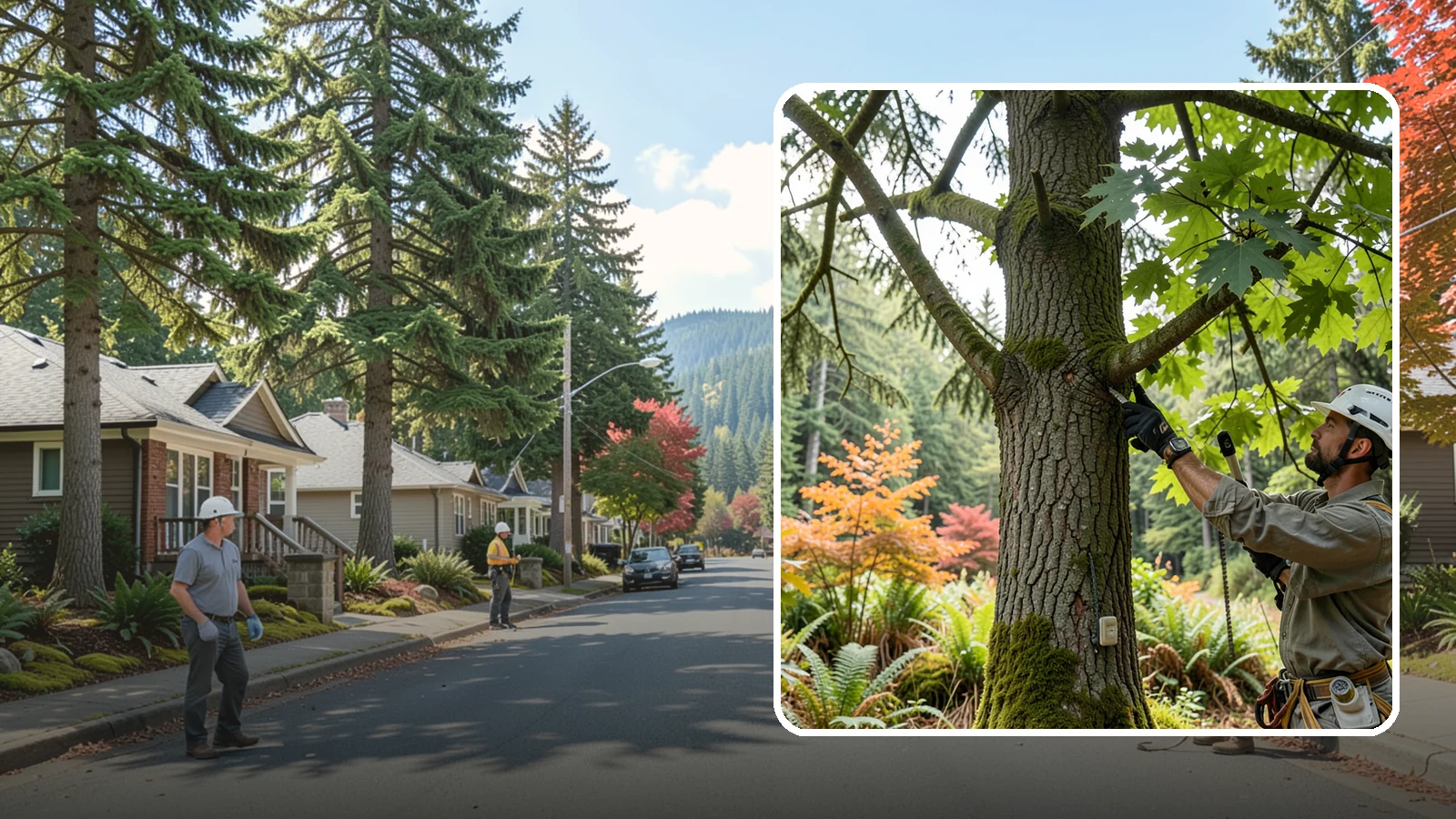 Tree health inspection in Hunts Point, King County, WA - A professional evaluation of a tree's overall condition.