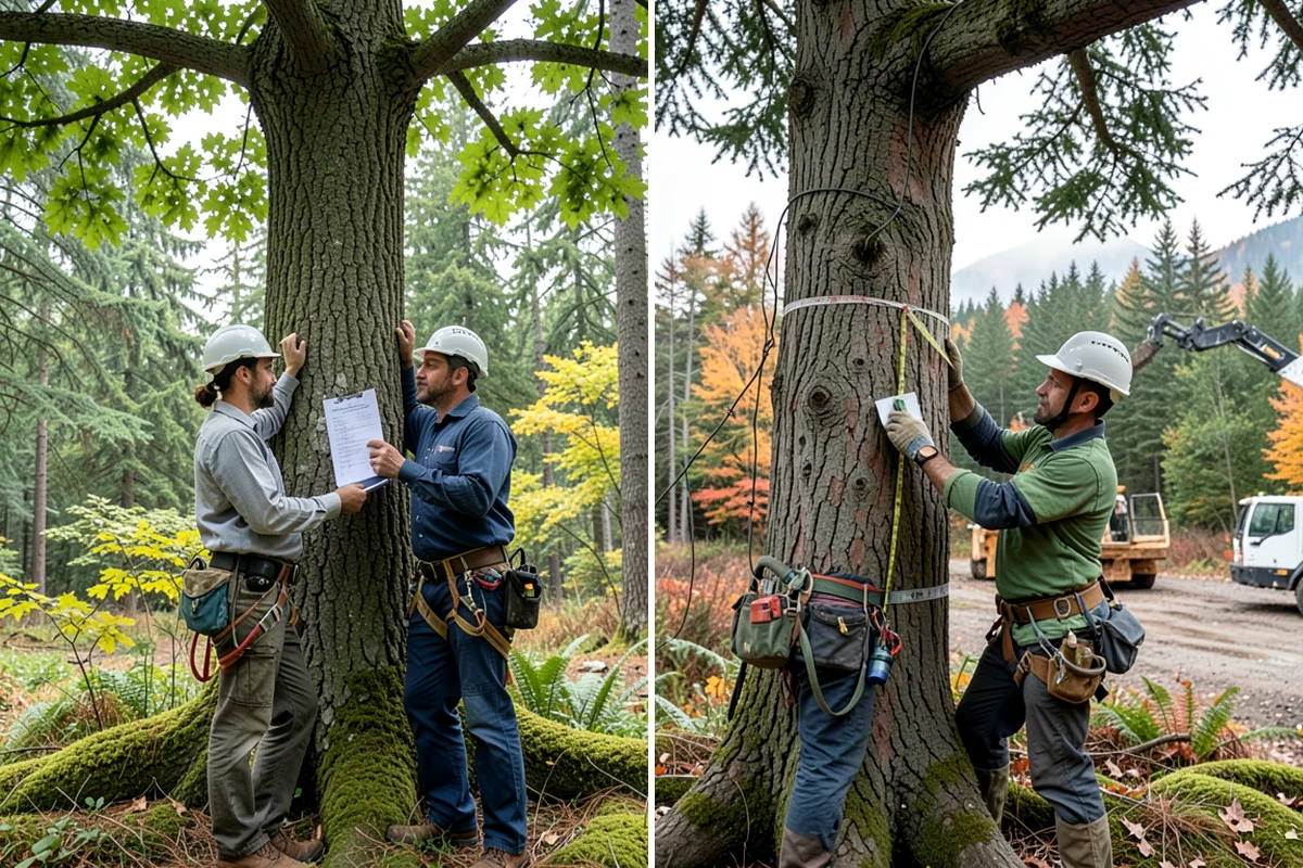 Tree health inspection in Kenmore, King County, WA - Inspect the tree and its site