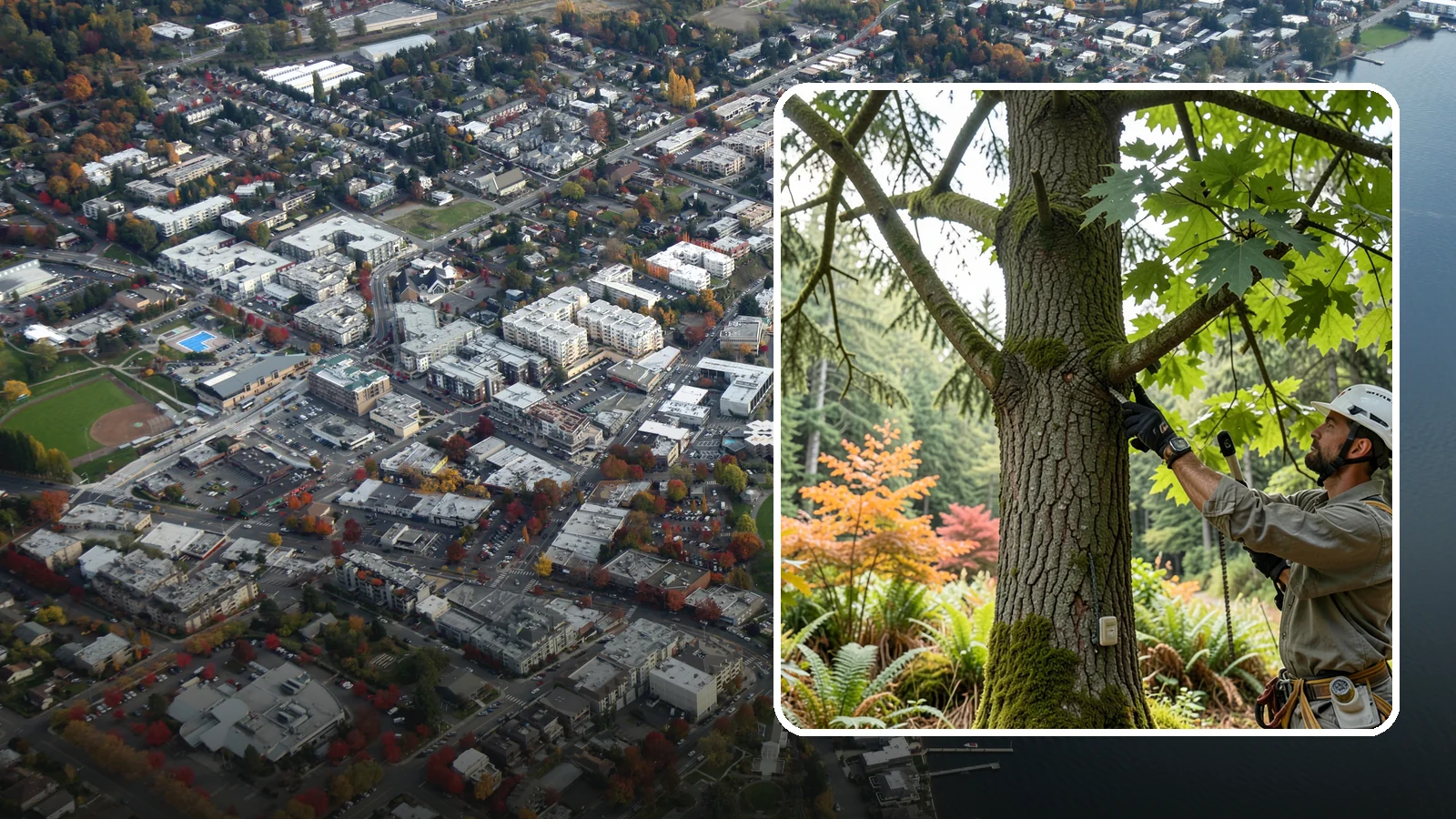 Tree health inspection in Kirkland, King County, WA - A professional evaluation of a tree's overall condition.