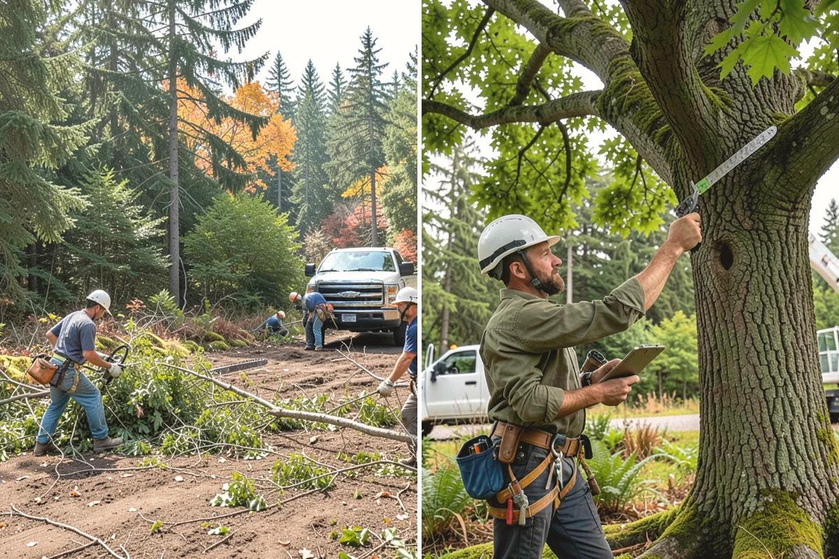 Tree health inspection in La Conner, Skagit County, WA - Inspect the tree and its site