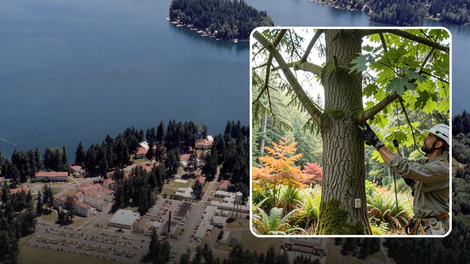 Tree health inspection in Lakewood, Pierce County, WA - A professional evaluation of a tree's overall condition.