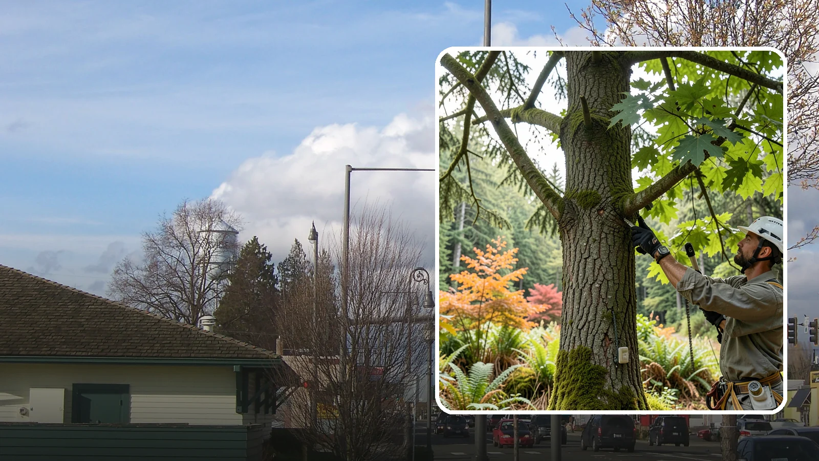 Tree health inspection in Marysville, Snohomish County, WA - A professional evaluation of a tree's overall condition.