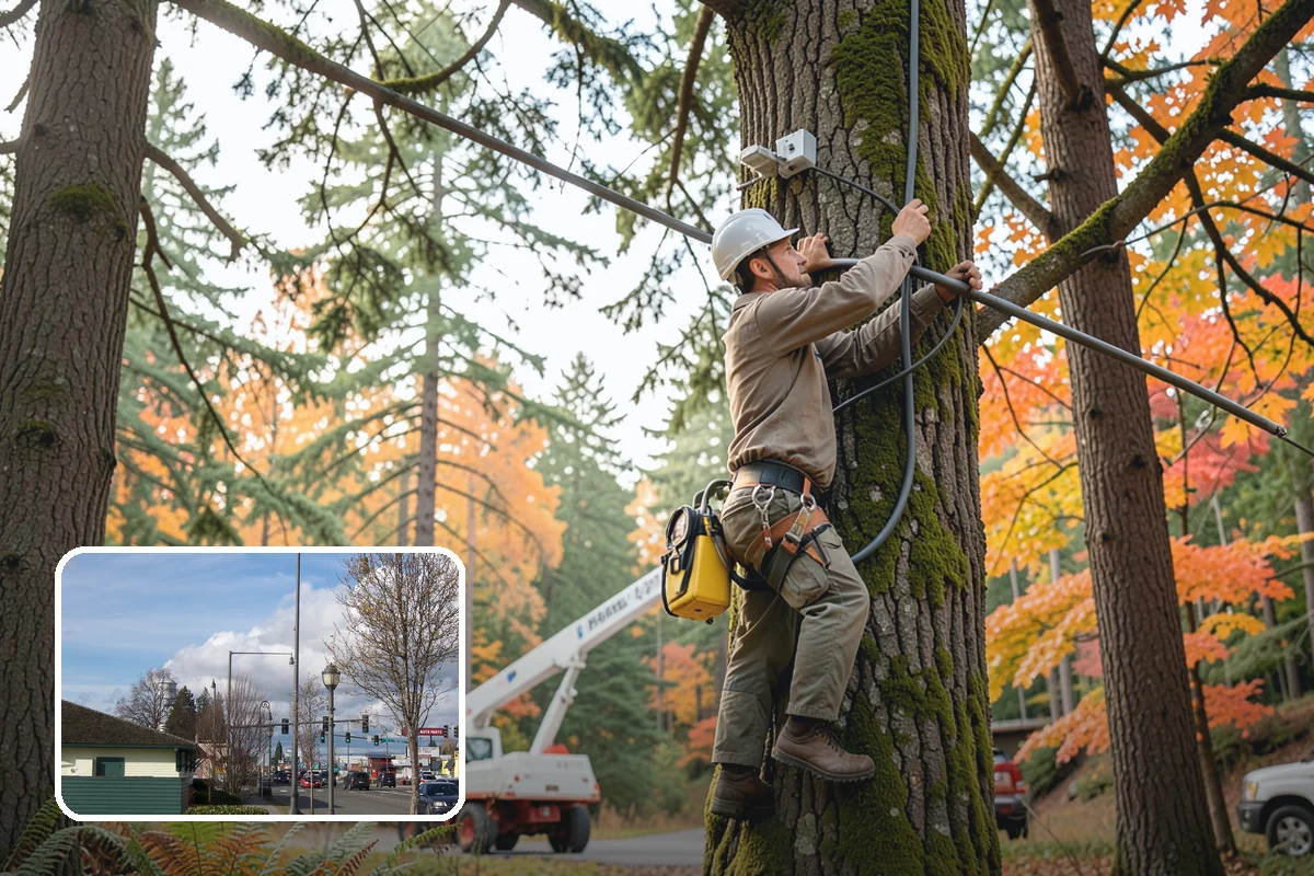 Tree health inspection in Marysville, Snohomish County, WA - Supports long-term tree health and stability