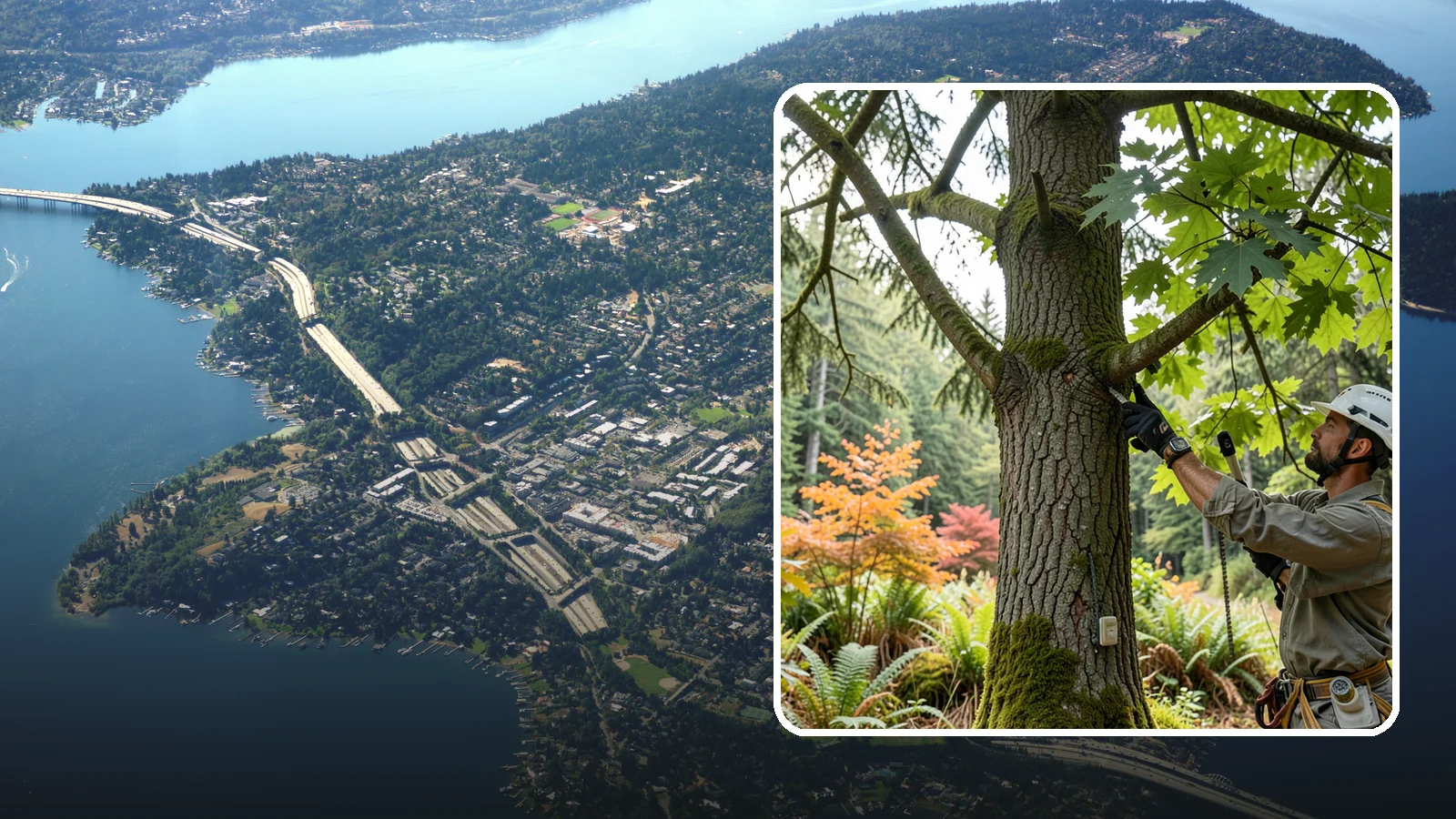 Tree health inspection in Mercer Island, King County, WA - A professional evaluation of a tree's overall condition.