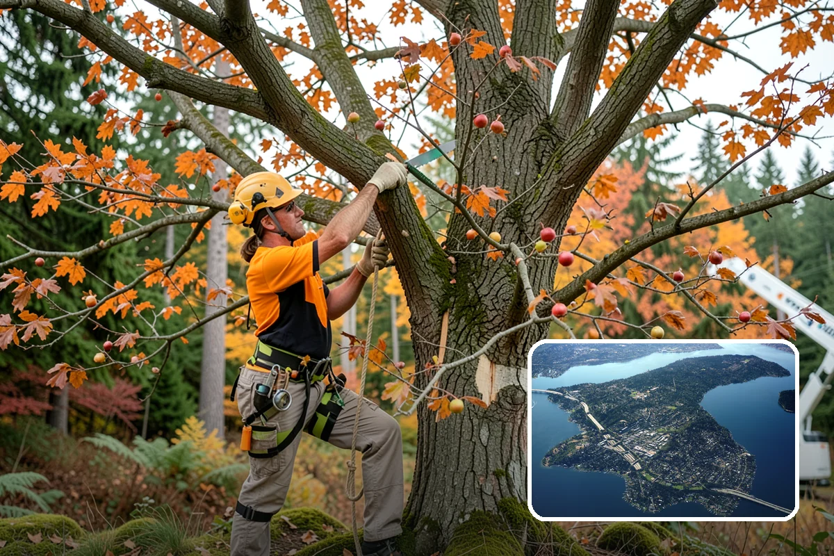 Tree health inspection in Mercer Island, King County, WA - Supports long-term tree health and stability