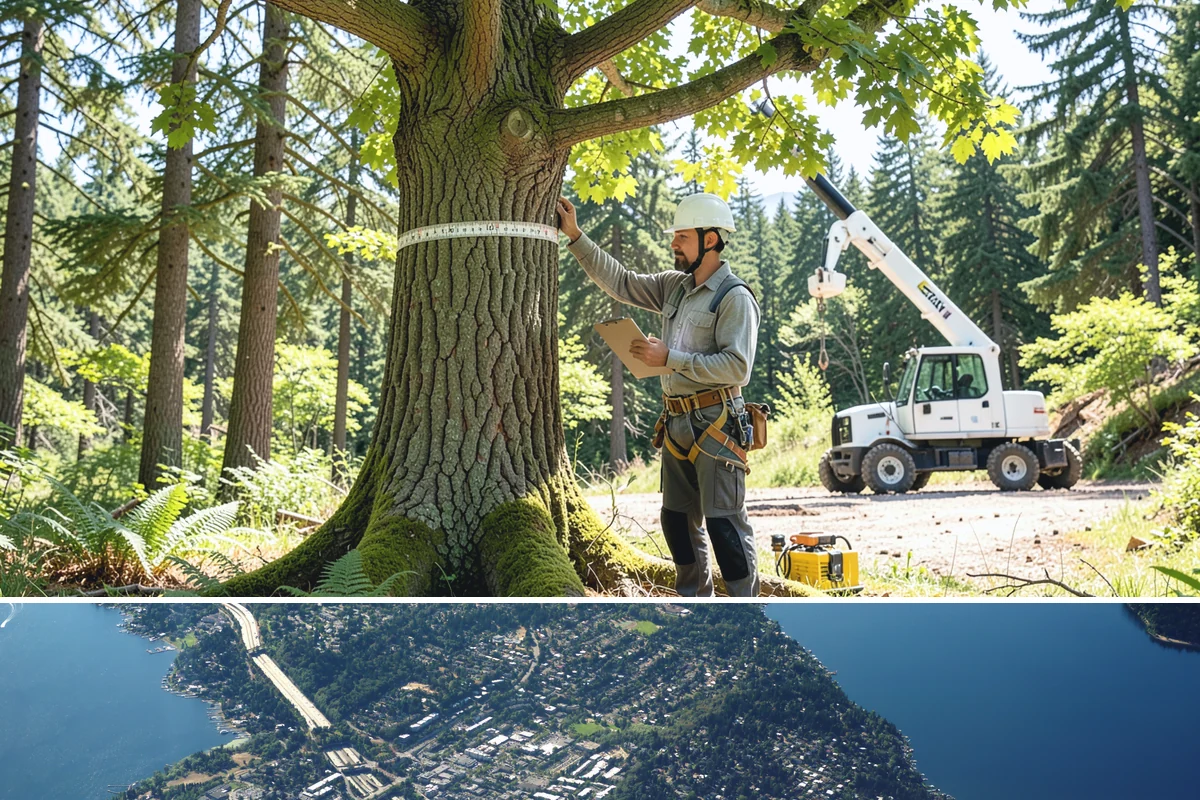 Tree health inspection in Mercer Island, King County, WA - This inspection can be performed year-round in the Puget Sound climate but may require air excavation tools during wet seasons to...