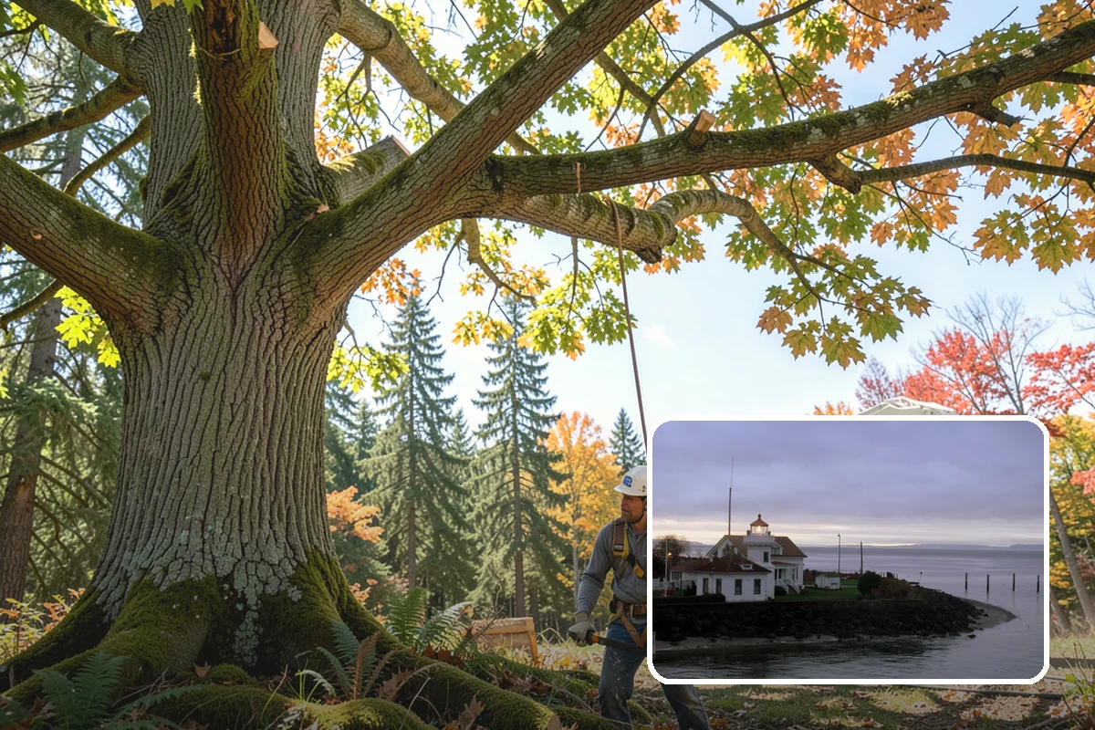 Tree health inspection in Mukilteo, Snohomish County, WA - Supports long-term tree health and stability