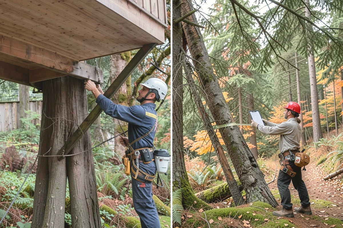 Tree health inspection in North Bend, King County, WA - Inspect the tree and its site