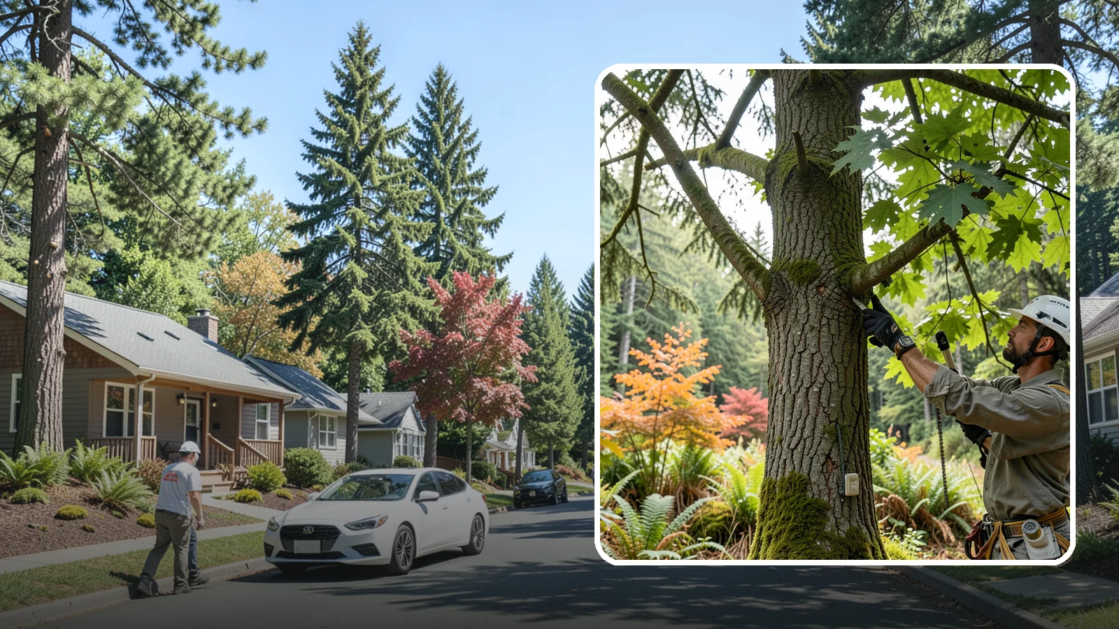 Tree health inspection in Orting, Pierce County, WA - A professional evaluation of a tree's overall condition.