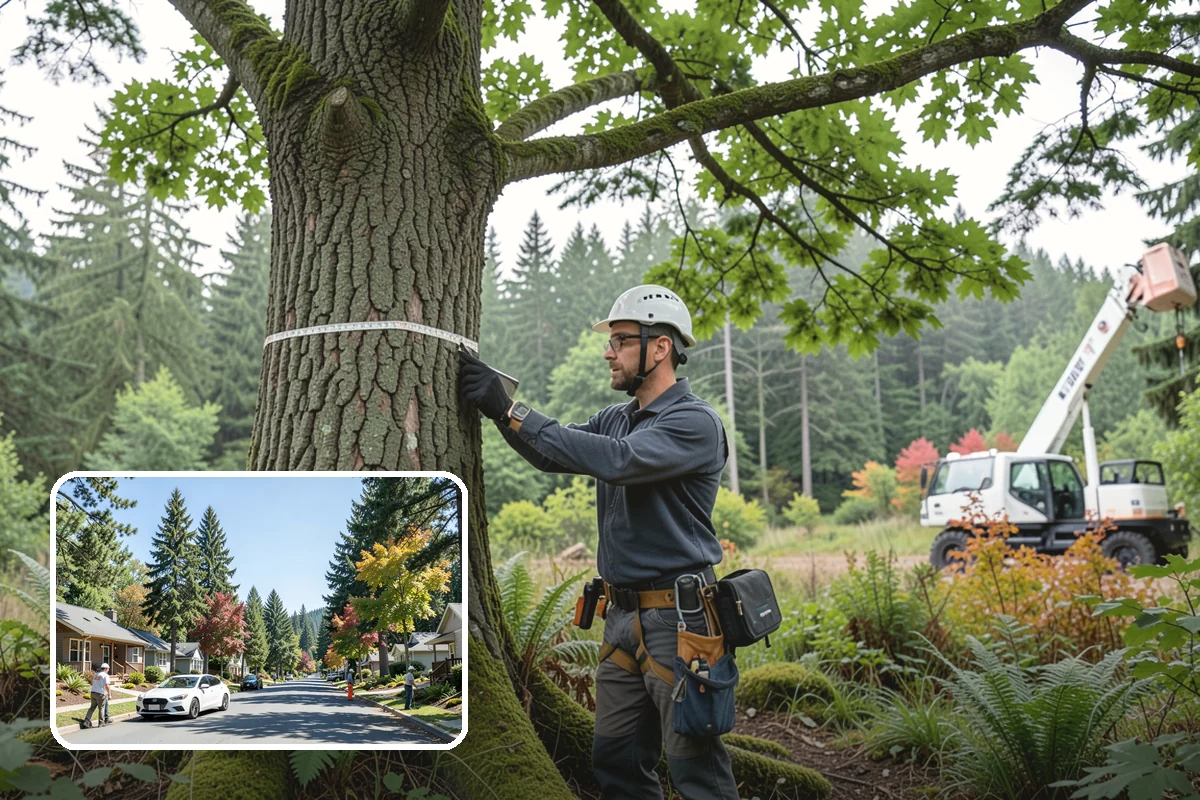 Tree health inspection in Orting, Pierce County, WA - Supports long-term tree health and stability