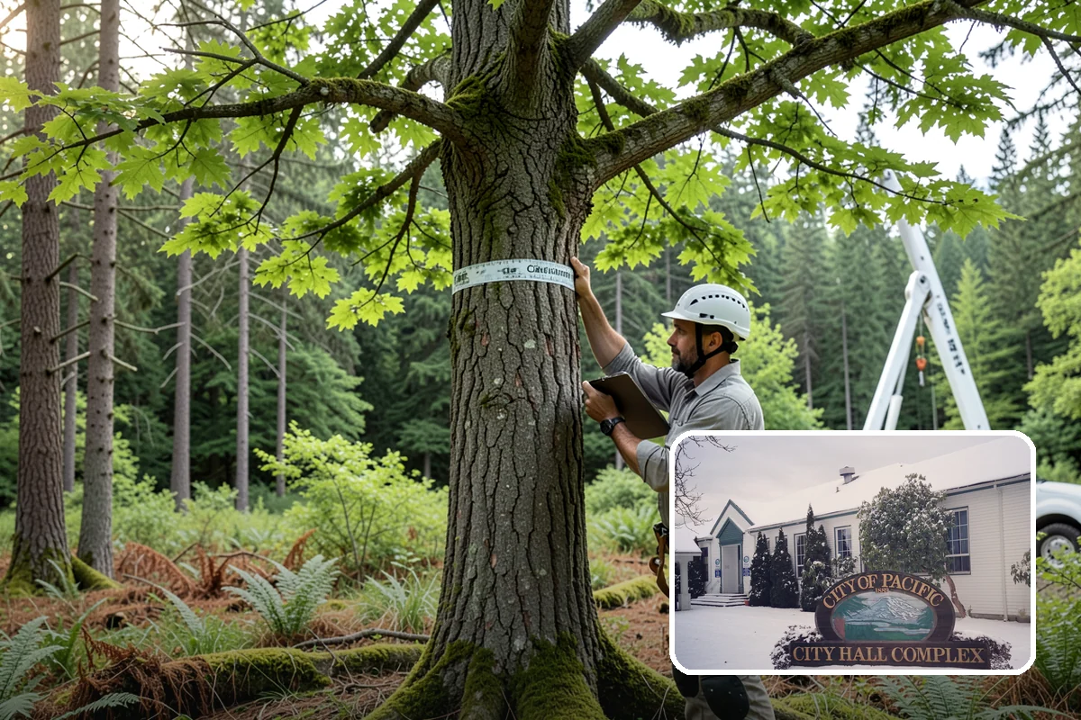Tree health inspection in Pacific, King County, WA - Supports long-term tree health and stability