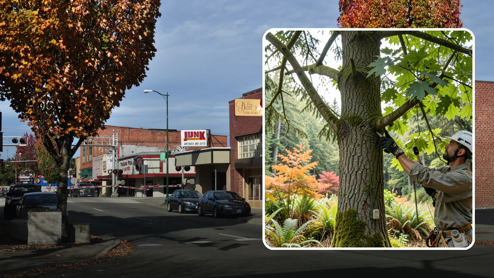 Tree health inspection in Puyallup, Pierce County, WA - A professional evaluation of a tree's overall condition.