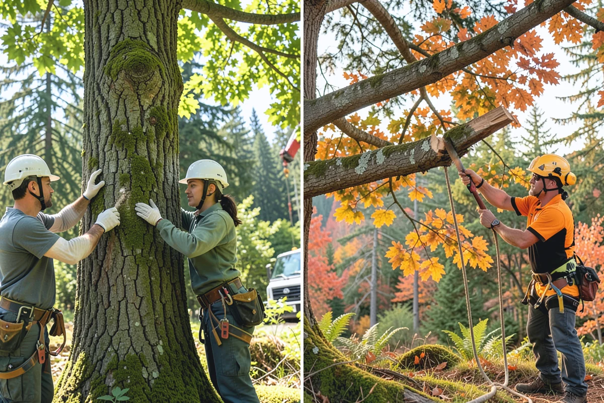 Tree health inspection in Redmond, King County, WA - Inspect the tree and its site