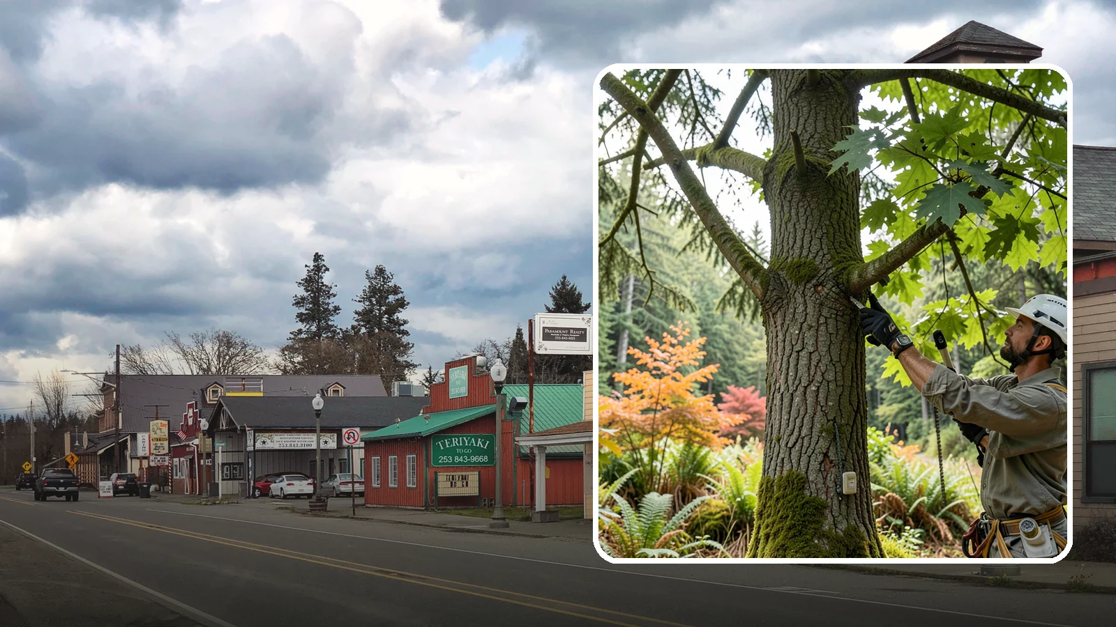 Tree health inspection in Roy, Pierce County, WA - A professional evaluation of a tree's overall condition.