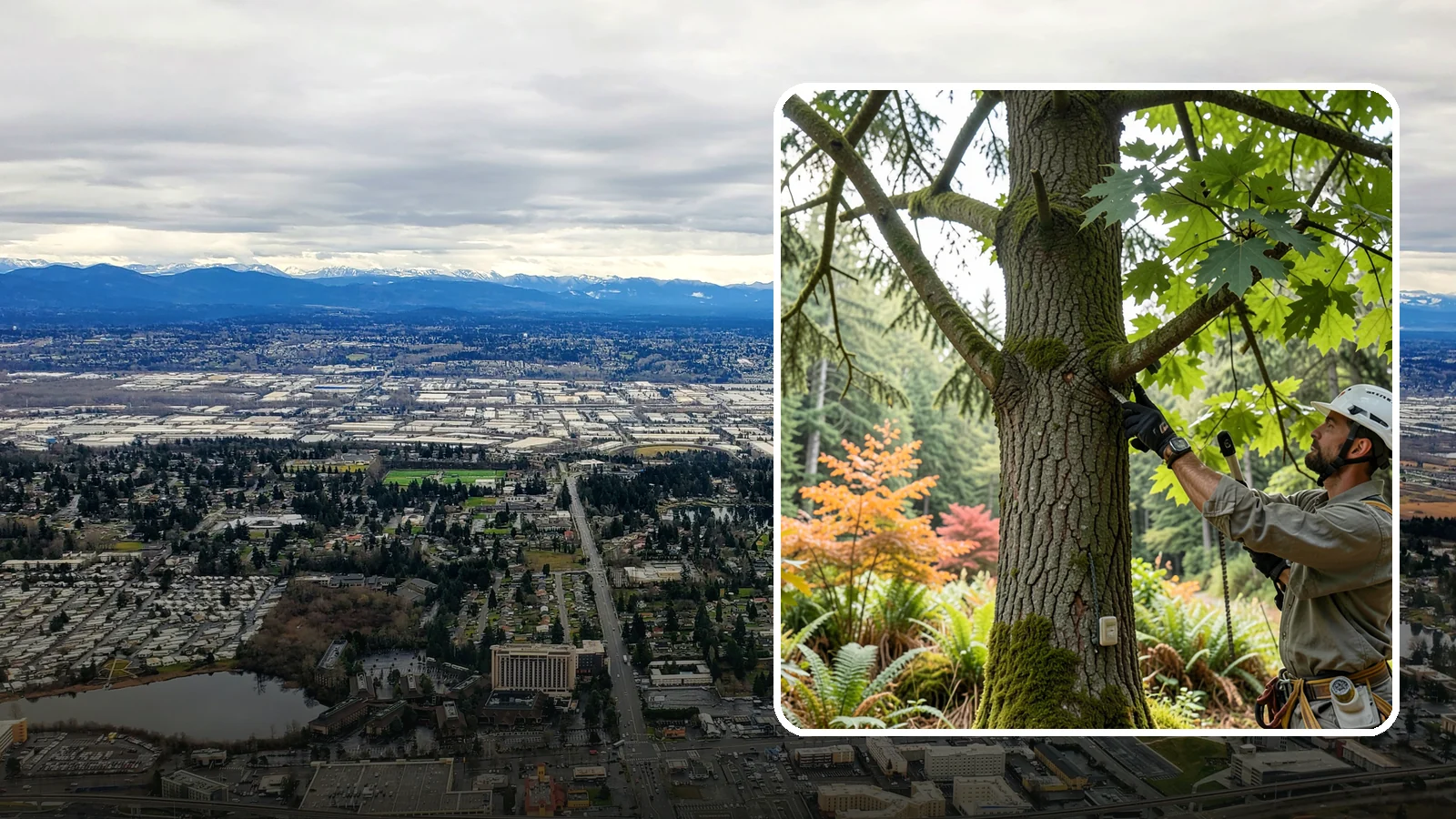 Tree health inspection in SeaTac, King County, WA - A professional evaluation of a tree's overall condition.
