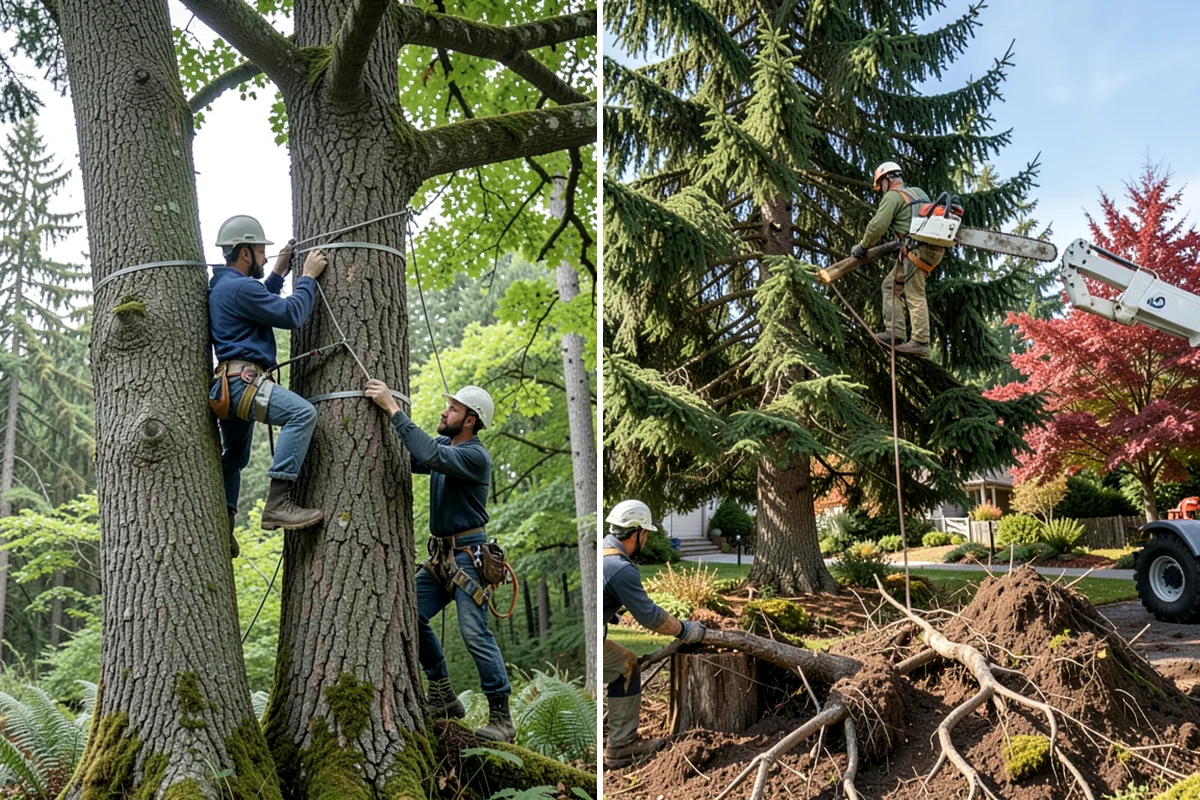 Tree health inspection in SeaTac, King County, WA - Inspect the tree and its site