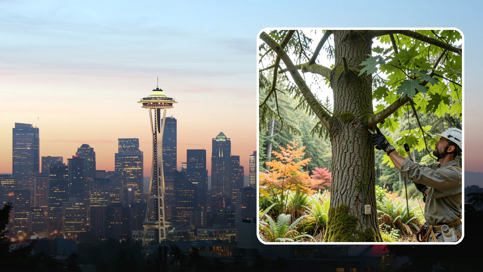 Tree health inspection in Seattle, King County, WA - A professional evaluation of a tree's overall condition.