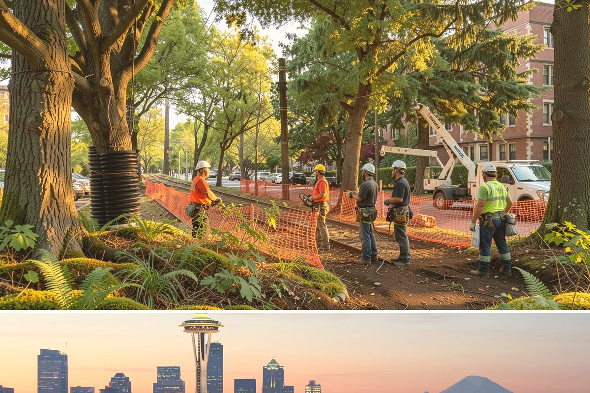 Tree health inspection in Seattle, King County, WA - This inspection can be performed year-round in the Puget Sound climate but may require air excavation tools during wet seasons to...