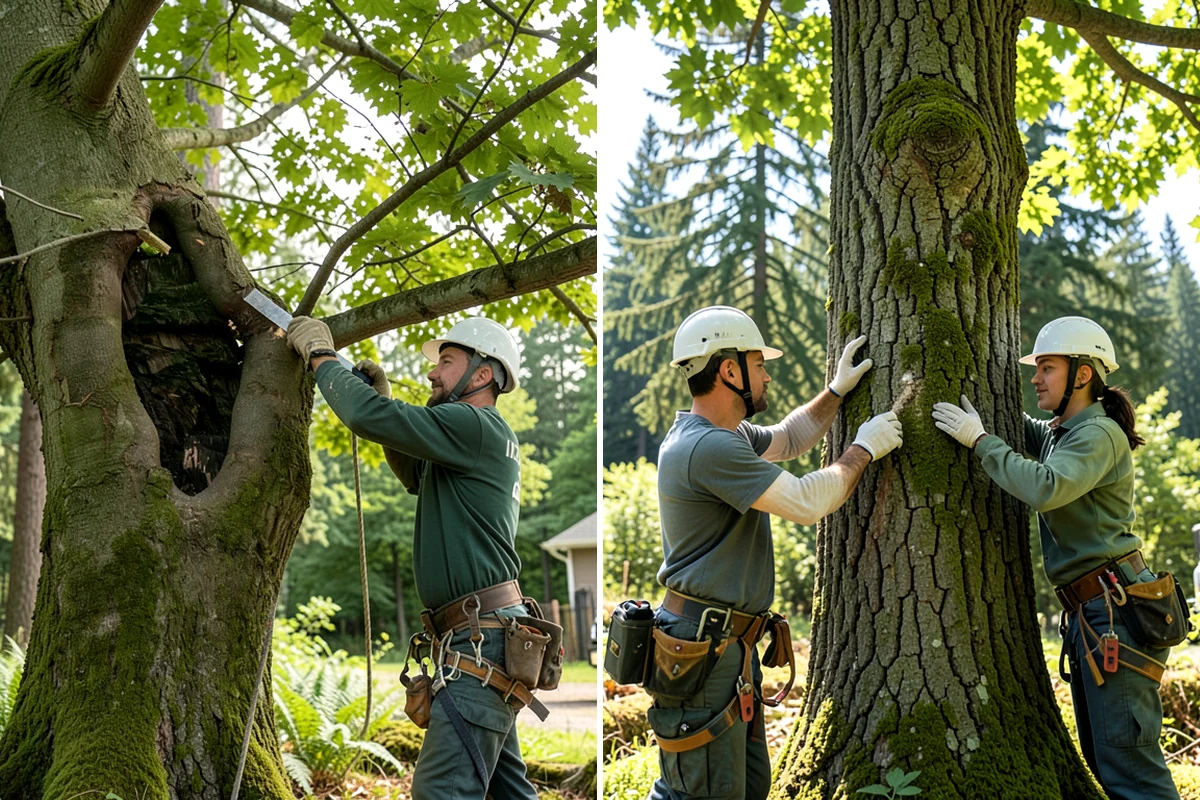 Tree health inspection in Snoqualmie, King County, WA - Inspect the tree and its site