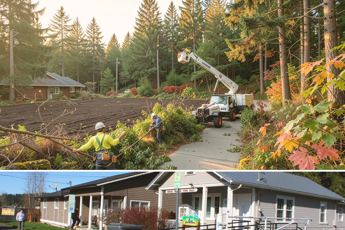 Tree health inspection in South Prairie, Pierce County, WA - This inspection can be performed year-round in the Puget Sound climate but may require air excavation tools during wet seasons to...