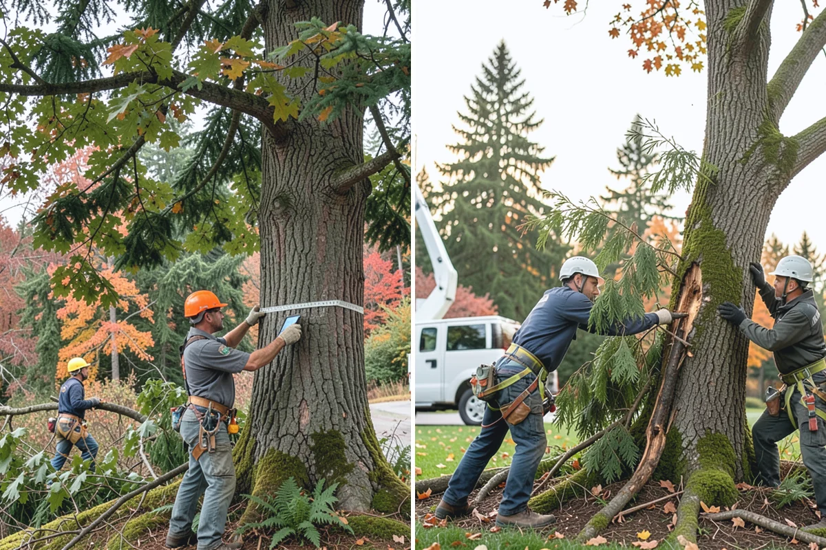 Tree health inspection in Sumner, Pierce County, WA - Inspect the tree and its site