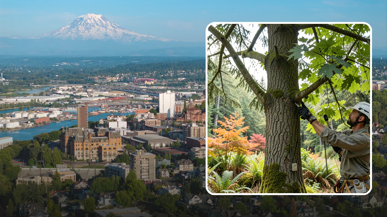 Tree health inspection in Tacoma, Pierce County, WA - A professional evaluation of a tree's overall condition.
