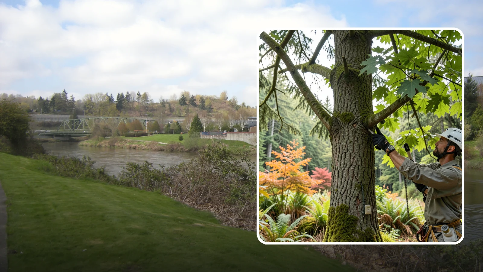 Tree health inspection in Tukwila, King County, WA - A professional evaluation of a tree's overall condition.