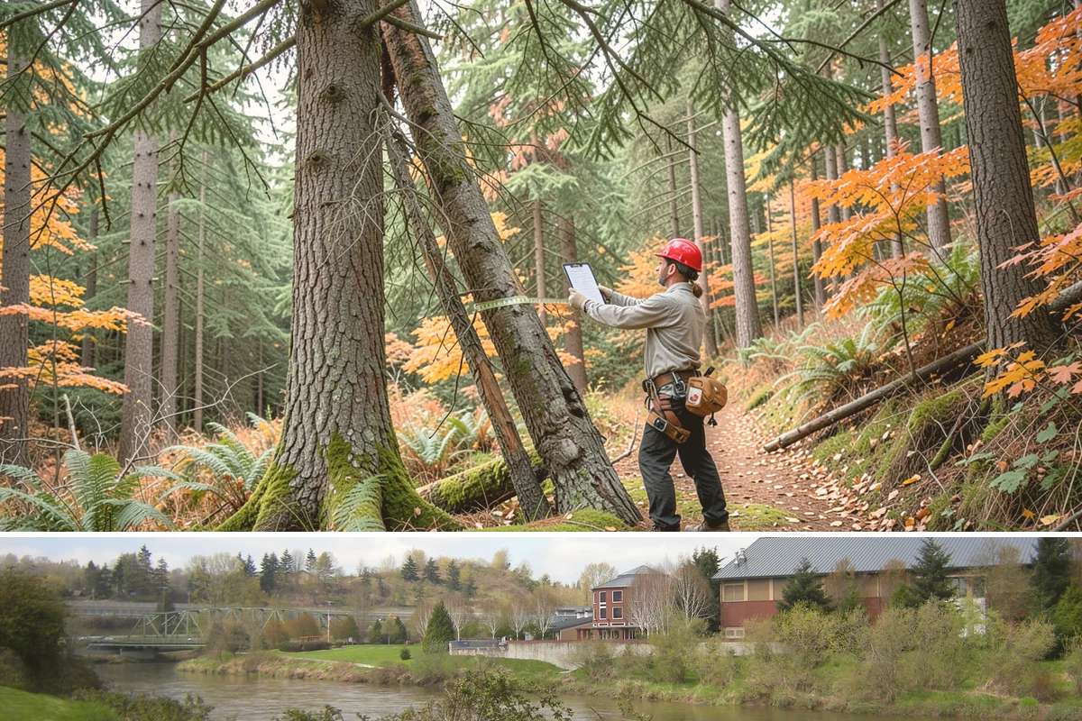 Tree health inspection in Tukwila, King County, WA - This inspection can be performed year-round in the Puget Sound climate but may require air excavation tools during wet seasons to...