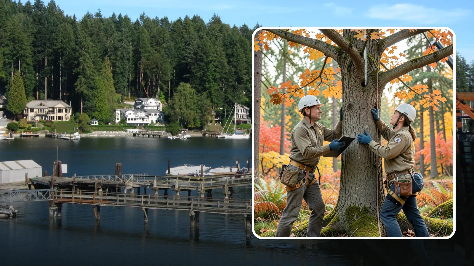 Tree Inspections in Gig Harbor, Pierce County, WA - The professional inspection of trees to assess their condition.