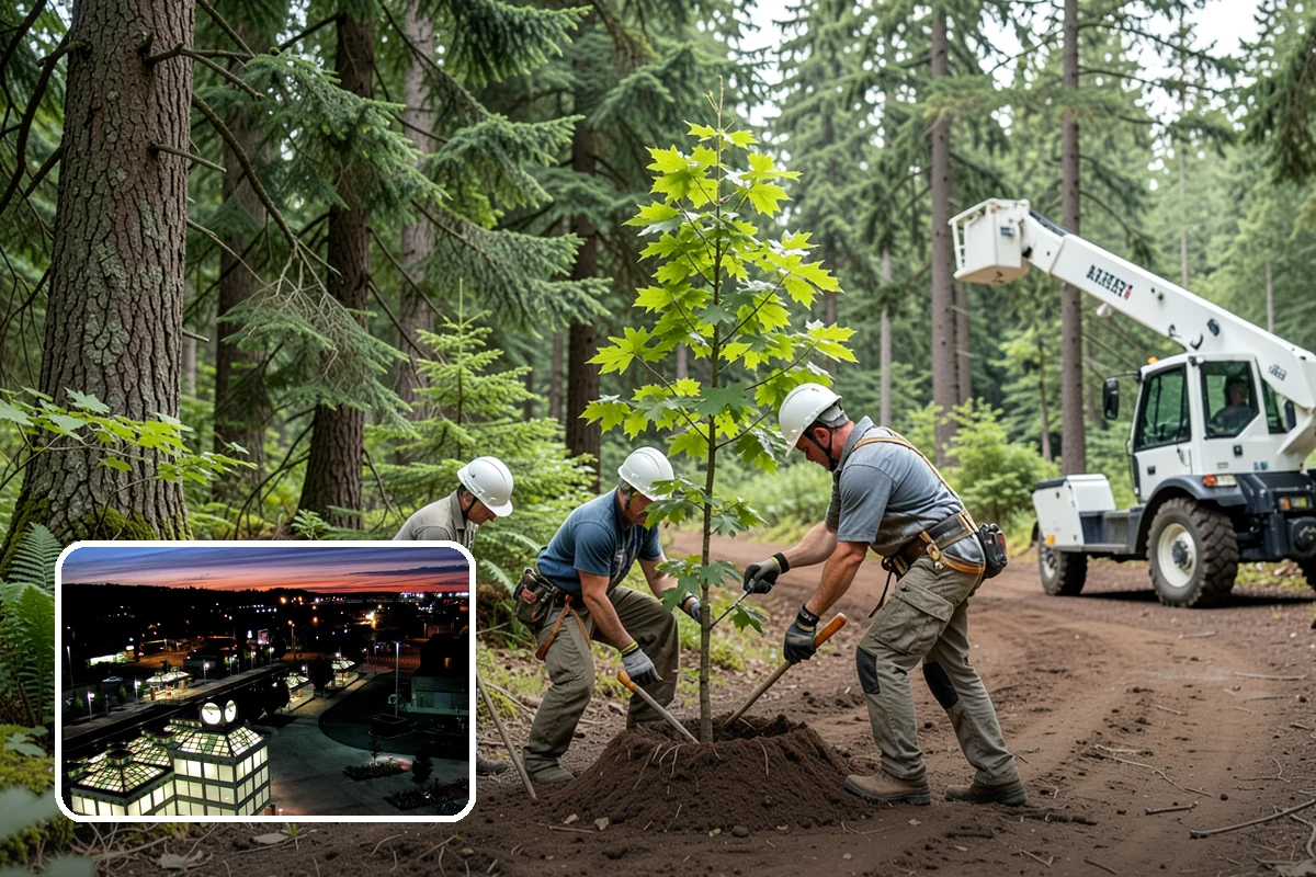 Tree inventory and tagging in Auburn, King County, WA - Supports long-term tree health and stability