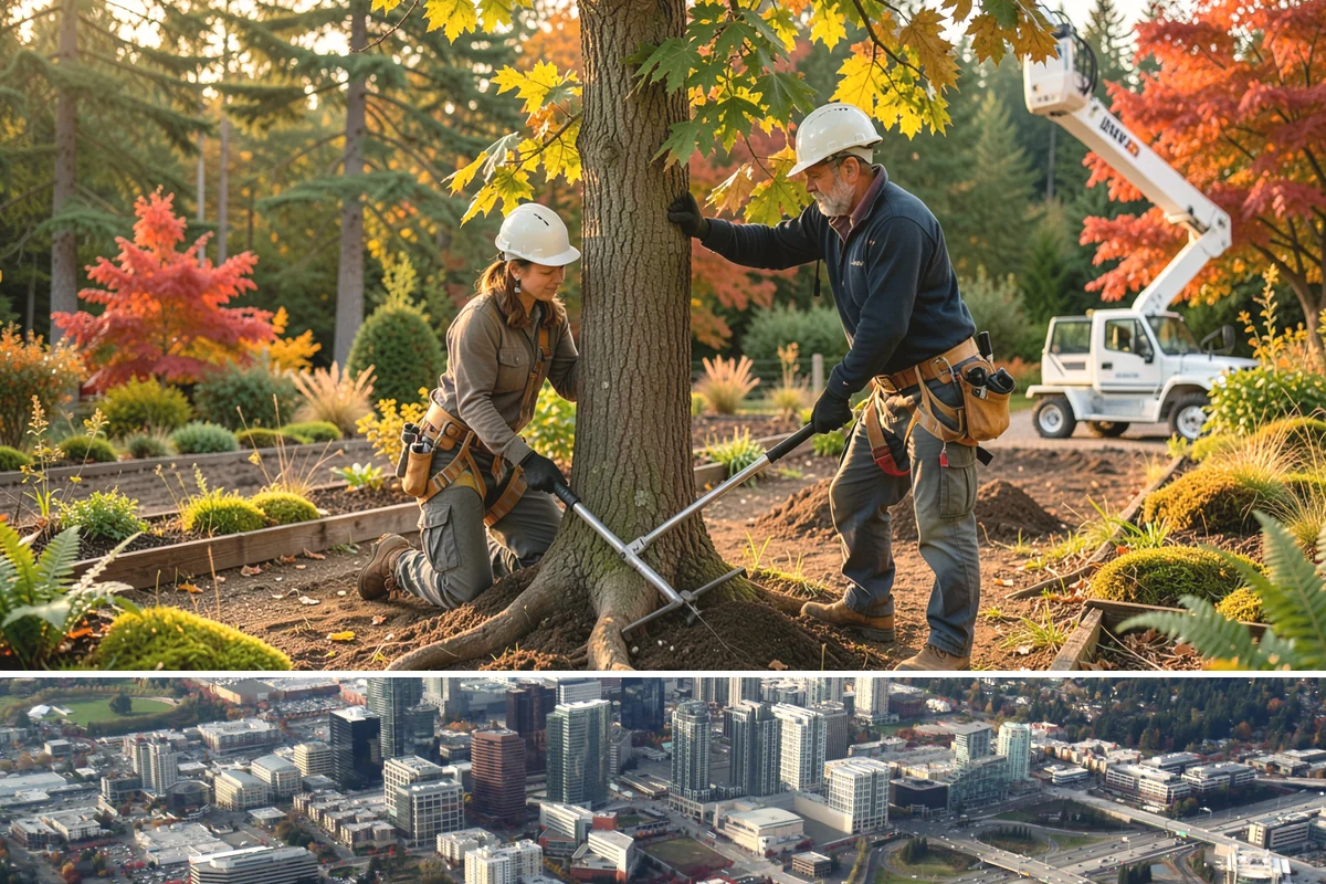Tree inventory and tagging in Bellevue, King County, WA - This service can be performed year-round in the Puget Sound climate, though scheduling may adjust for wet winter seasons that...