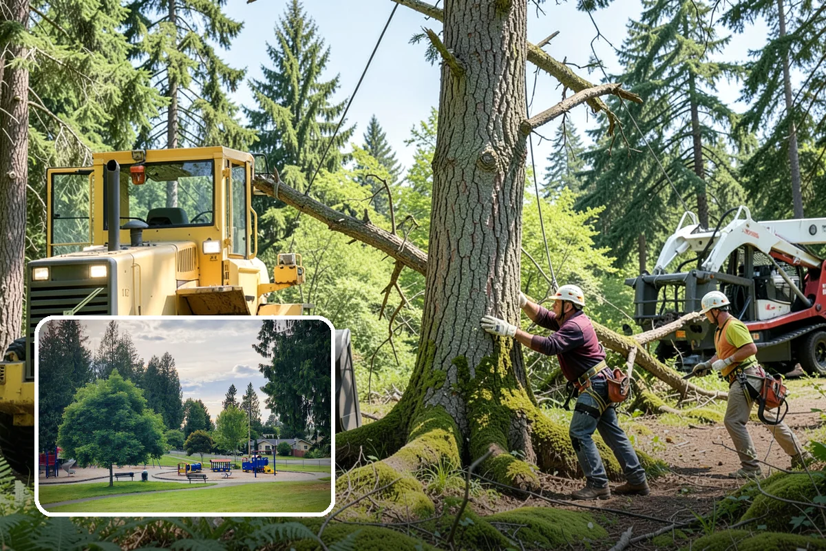 Tree inventory and tagging in Bonney Lake, Pierce County, WA - Supports long-term tree health and stability