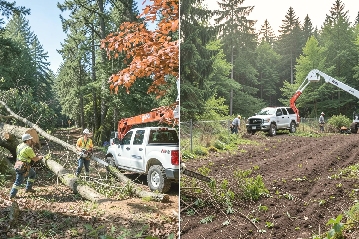 Tree inventory and tagging in Burien, King County, WA - Inspect the tree and its site