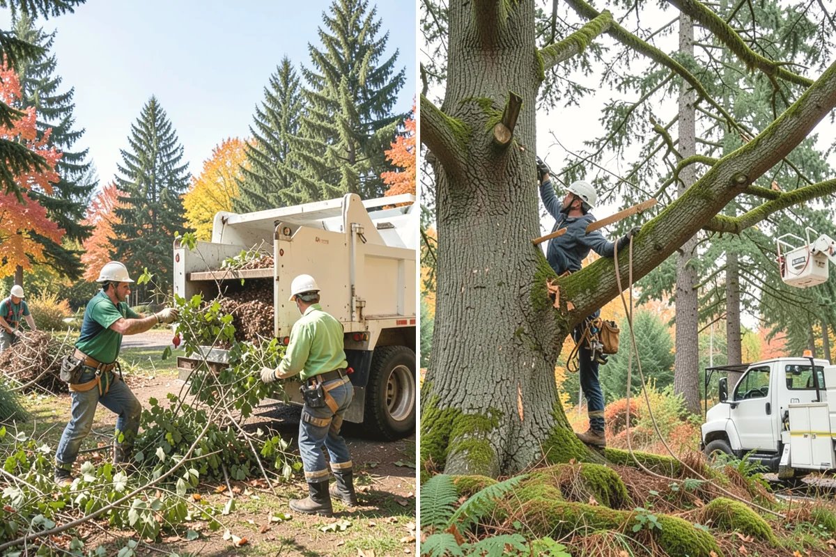 Tree inventory and tagging in Carnation, King County, WA - Inspect the tree and its site