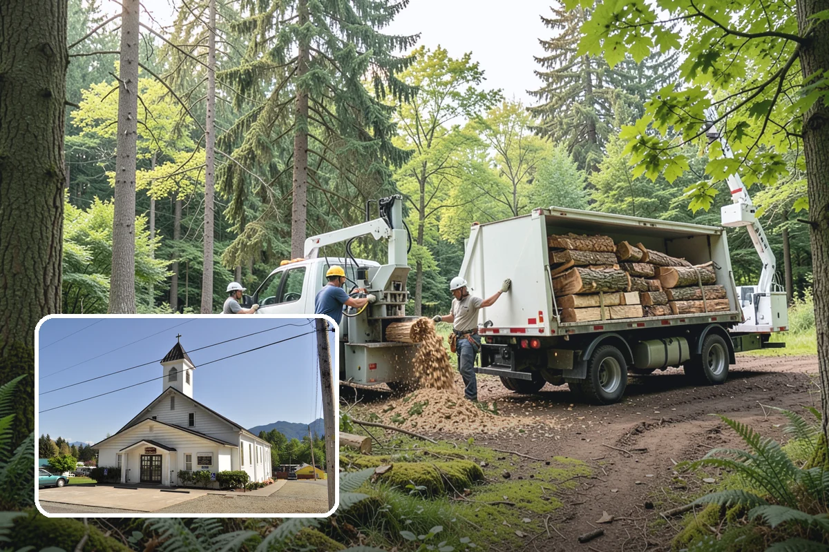 Tree inventory and tagging in Concrete, Skagit County, WA - Supports long-term tree health and stability