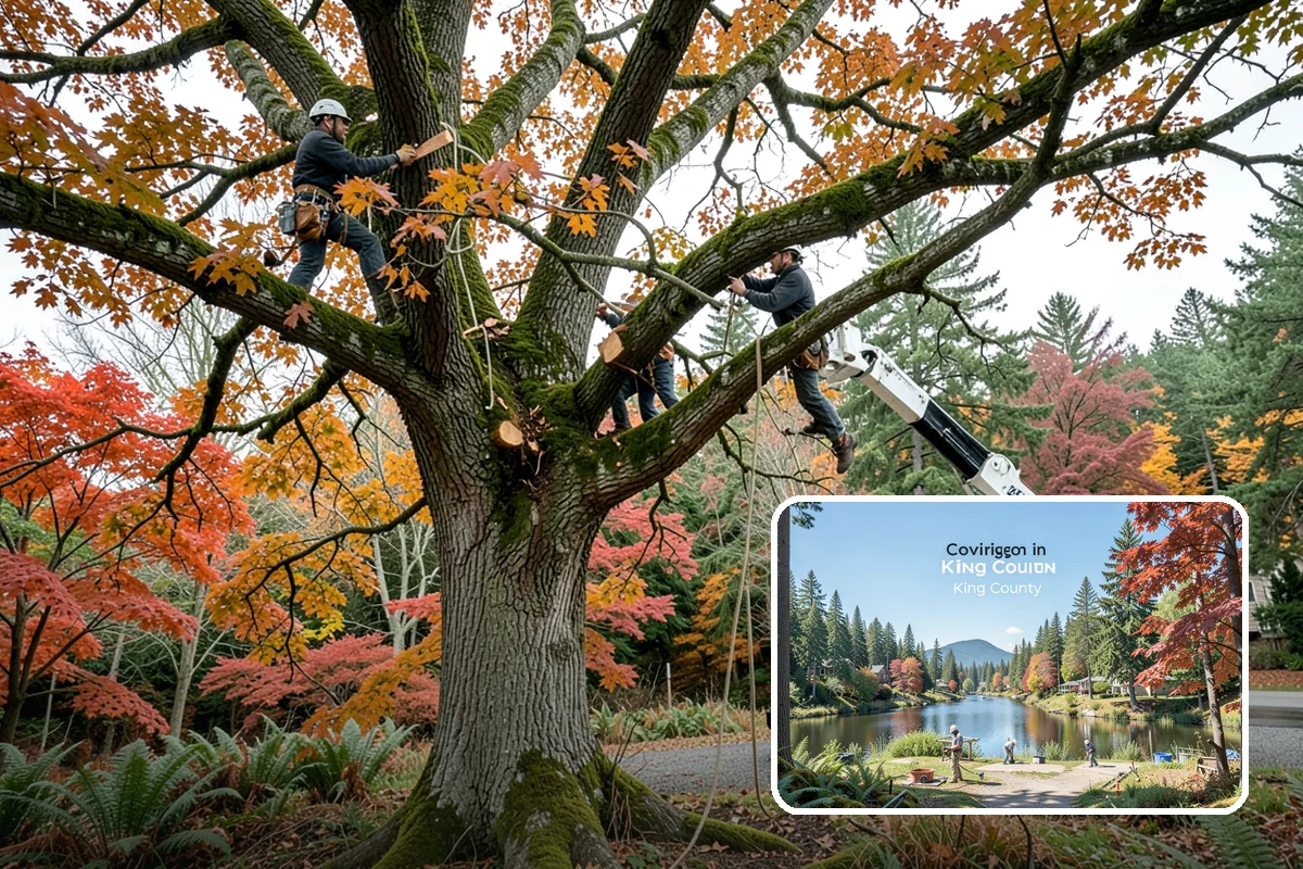 Tree inventory and tagging in Covington, King County, WA - Supports long-term tree health and stability