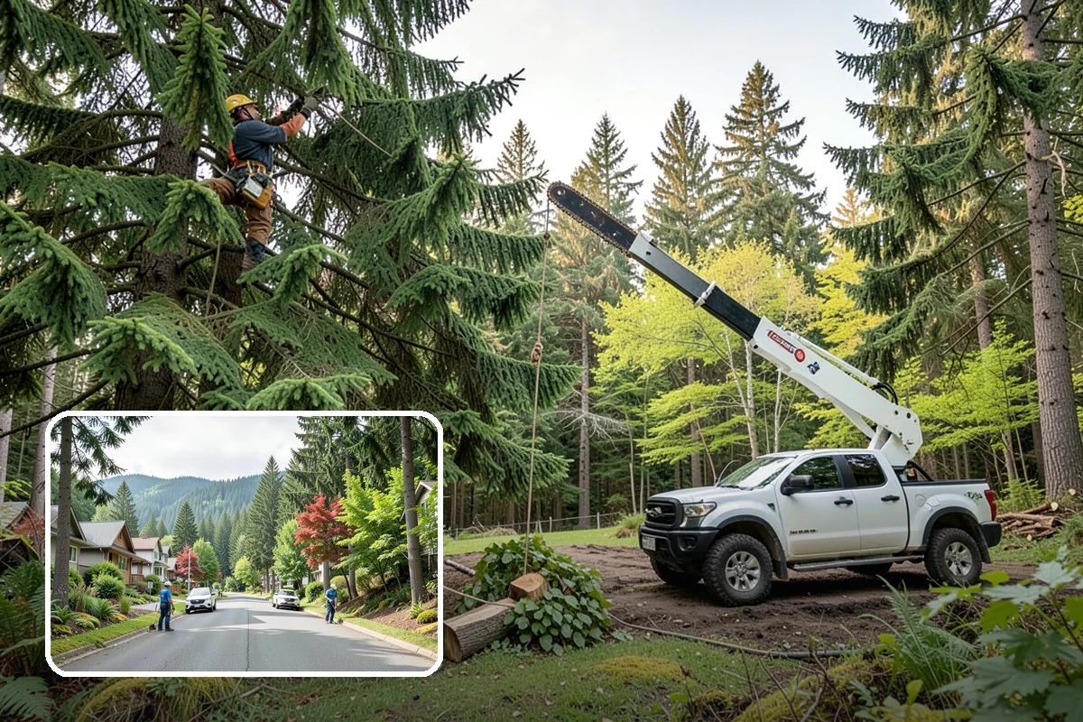 Tree inventory and tagging in Darrington, Snohomish County, WA - Supports long-term tree health and stability